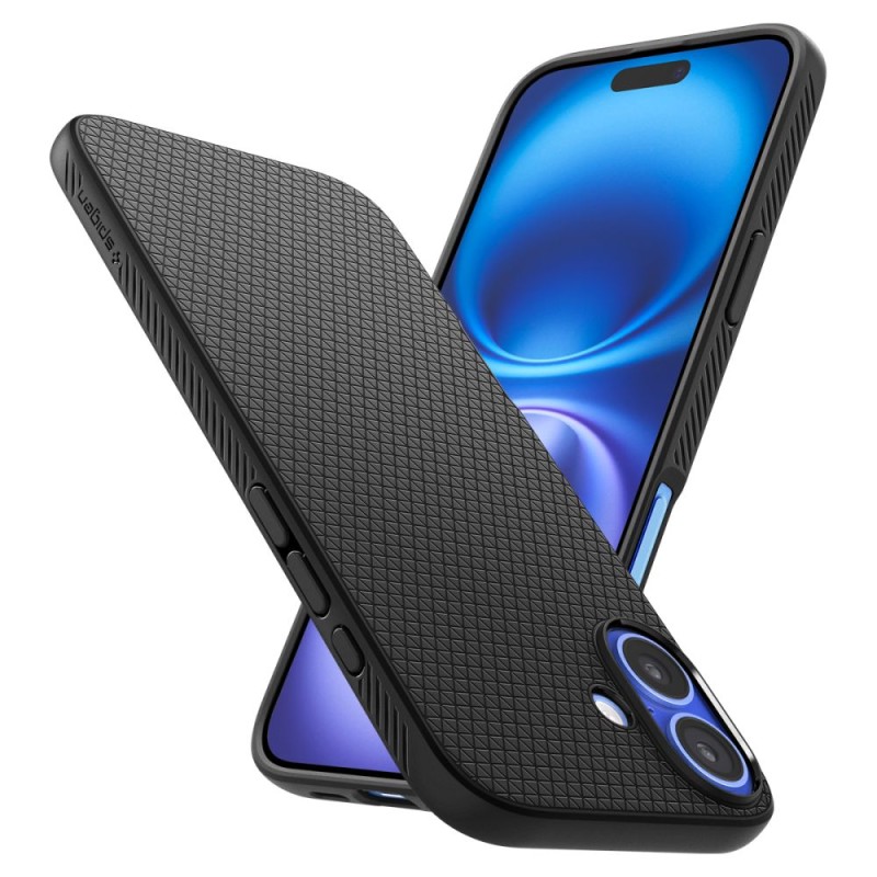 SPIGEN LIQUID AIR iPhone 16 Матово черно - SPIGEN LIQUID AIR iPhone 16 Матово черно - 8809971230896-ACS08194