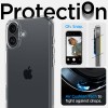 Spigen Ultra Hybrid за iPhone 16 Crystal Clear - Spigen Ultra Hybrid за iPhone 16 Crystal Clear - 8809971230926-ACS08197