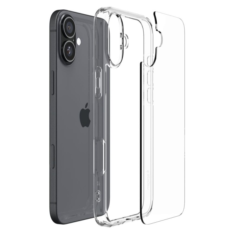 Spigen Ultra Hybrid за iPhone 16 Crystal Clear - Spigen Ultra Hybrid за iPhone 16 Crystal Clear - 8809971230926-ACS08197