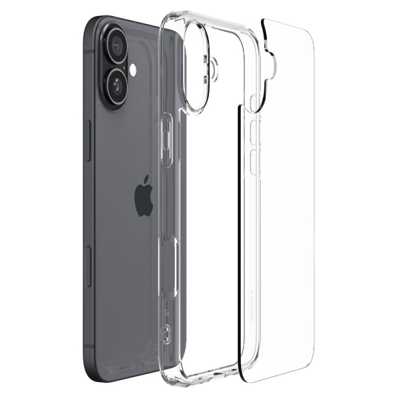 Spigen Ultra Hybrid за iPhone 16 Crystal Clear - Spigen Ultra Hybrid за iPhone 16 Crystal Clear - 8809971230926-ACS08197