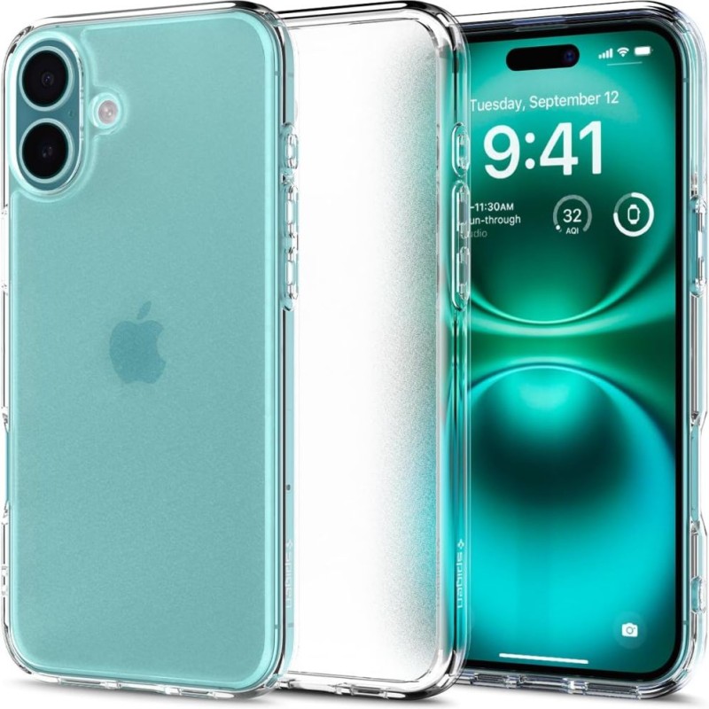 Spigen Ultra Hybrid за iPhone 16 Frost Clear - Spigen Ultra Hybrid за iPhone 16 Frost Clear - 8809971230940-ACS08199