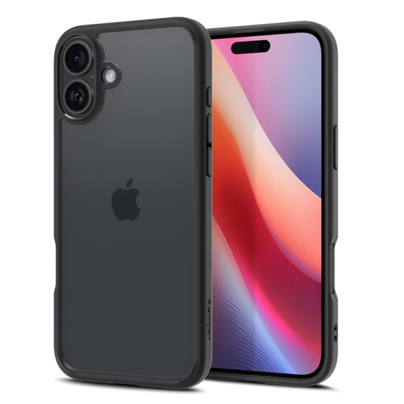 Spigen Ultra Hybrid за iPhone 16, матово черно - Spigen Ultra Hybrid за iPhone 16, матово черно - 8809971230964-ACS08201