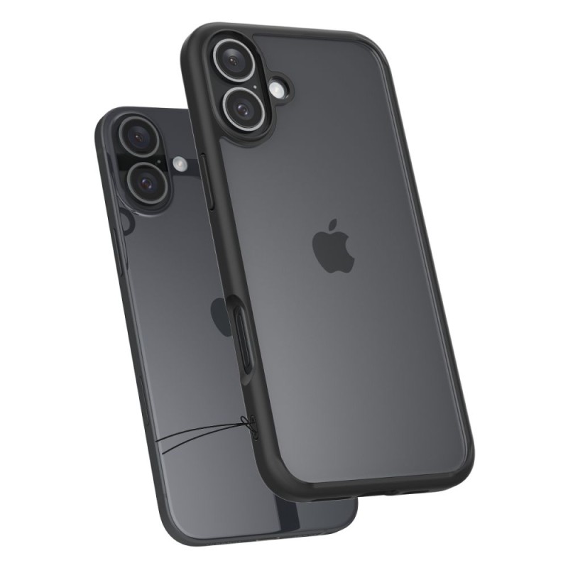 Spigen Ultra Hybrid за iPhone 16, матово черно - Spigen Ultra Hybrid за iPhone 16, матово черно - 8809971230964-ACS08201