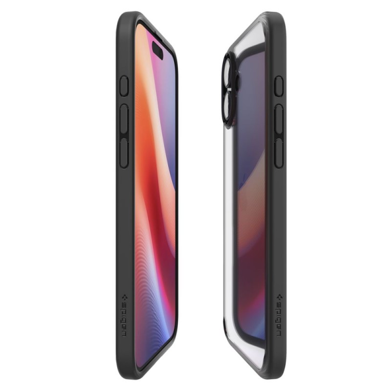 Spigen Ultra Hybrid за iPhone 16, матово черно - Spigen Ultra Hybrid за iPhone 16, матово черно - 8809971230964-ACS08201