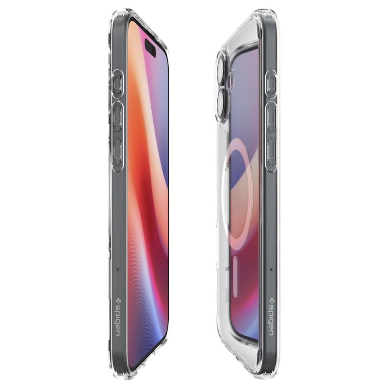 SPIGEN ULTRA HYBRID MagSafe кейс за iPhone 16 (бял) - SPIGEN ULTRA HYBRID MagSafe кейс за iPhone 16 (бял) - 8809971231008-ACS08205