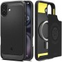 Spigen Rugged Armor MagSafe за iPhone 16 матово черно (SKU: 8809971231091-ACS08214)