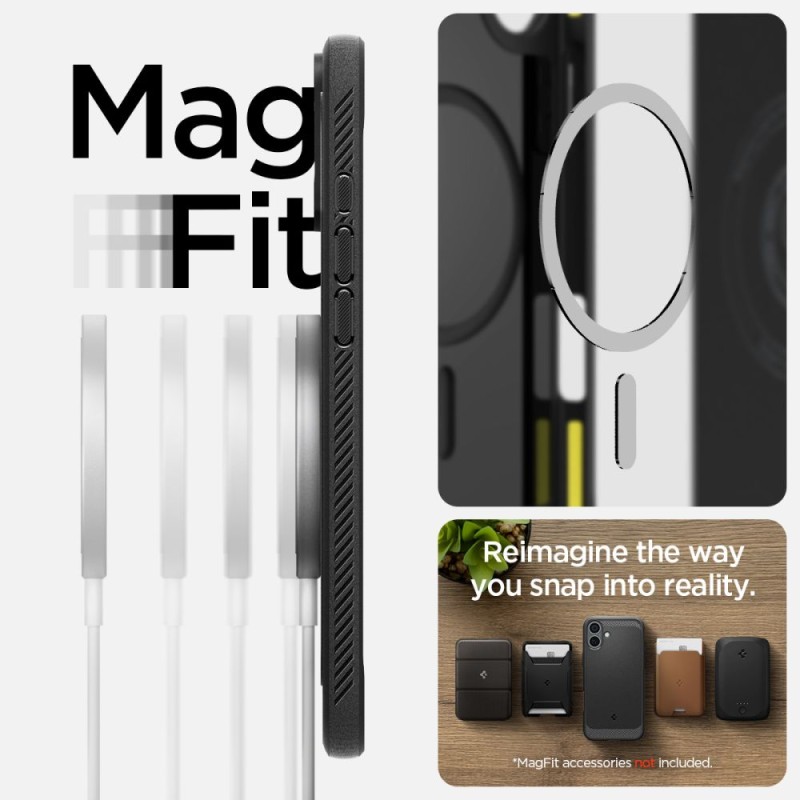 Spigen Rugged Armor MagSafe за iPhone 16 матово черно (SKU: 8809971231091-ACS08214) - Spigen Rugged Armor MagSafe за iPhone 16 матово черно (SKU: 8809971231091-ACS08214) - 8809971231091-ACS08214