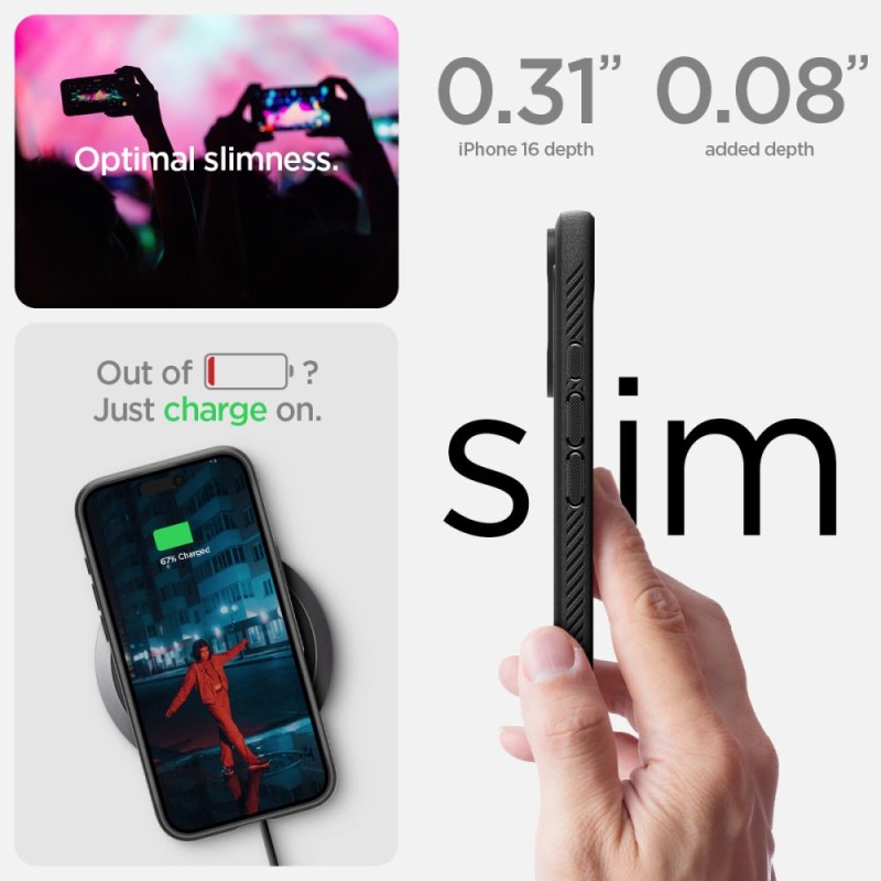 Spigen Rugged Armor MagSafe за iPhone 16 матово черно (SKU: 8809971231091-ACS08214) - Spigen Rugged Armor MagSafe за iPhone 16 матово черно (SKU: 8809971231091-ACS08214) - 8809971231091-ACS08214