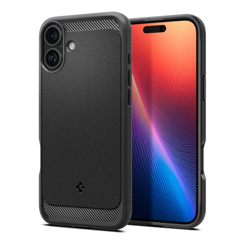 Spigen Rugged Armor MagSafe за iPhone 16 матово черно (SKU: 8809971231091-ACS08214) - Spigen Rugged Armor MagSafe за iPhone 16 матово черно (SKU: 8809971231091-ACS08214) - 8809971231091-ACS08214