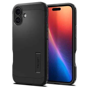 Spigen Tough Armor MagSafe за iPhone 16 (черен) Spigen Tough Armor MagSafe за iPhone 16 (черен)
