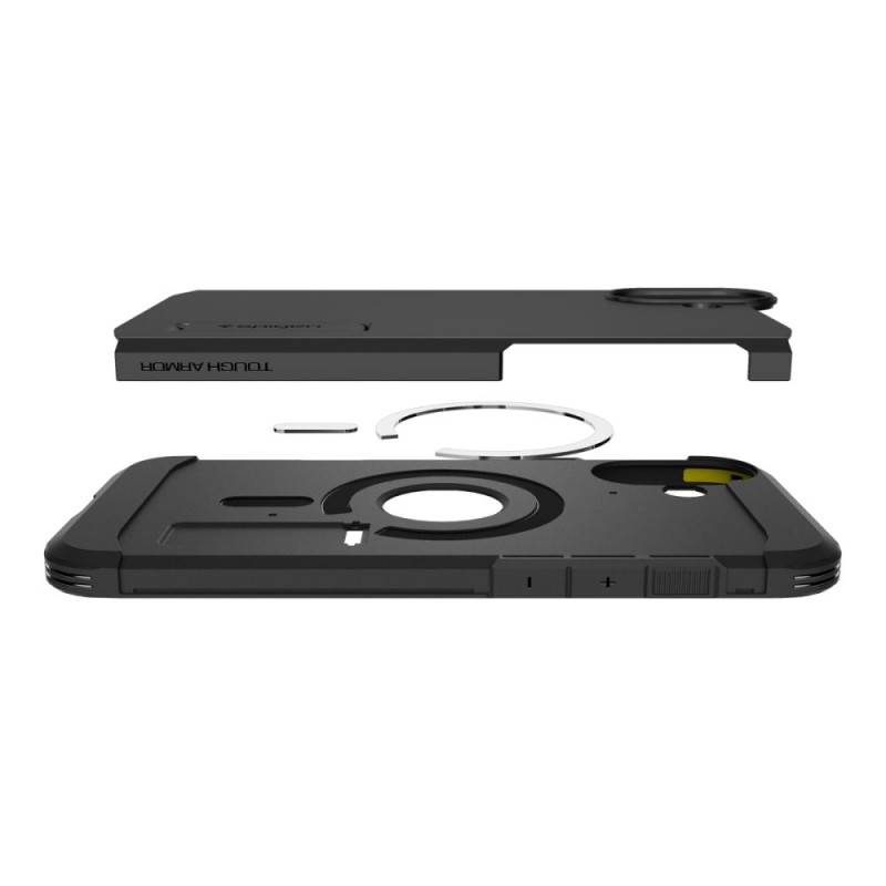 Spigen Tough Armor MagSafe за iPhone 16 (черен) - Spigen Tough Armor MagSafe за iPhone 16 (черен) - 8809971231114-ACS08216