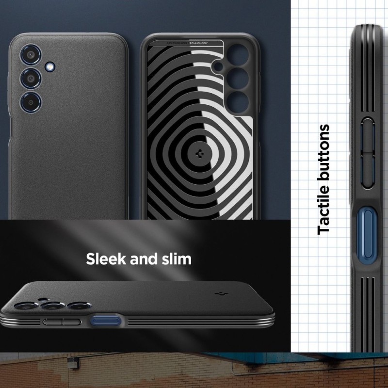 Spigen Essential SandBlast Galaxy M35 5G Matte Black (ACS08263) - 8809971231473-ACS08263