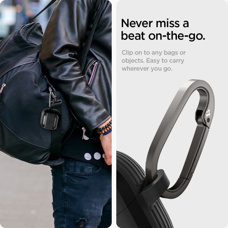 Spigen Rugged Armor за Samsung Galaxy Buds 3 / 3 FE / 3 Pro (matte black) - Spigen Rugged Armor за Samsung Galaxy Buds 3 / 3 FE / 3 Pro (matte black) - 8809971232012-ACS08330