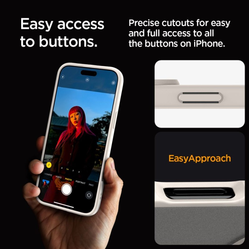 Spigen Ultra Hybrid MagSafe за iPhone 16 Pro Max, Frost Natural Titanium (SKU: 8809971232630-ACS08382) - Spigen Ultra Hybrid MagSafe за iPhone 16 Pro Max, Frost Natural Titanium (SKU: 8809971232630-ACS08382) - 8809971232630-ACS08382
