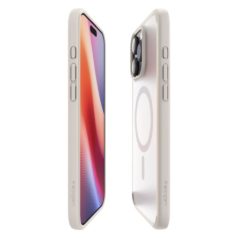 Spigen Ultra Hybrid MagSafe за iPhone 16 Pro Max, Frost Natural Titanium (SKU: 8809971232630-ACS08382) - Spigen Ultra Hybrid MagSafe за iPhone 16 Pro Max, Frost Natural Titanium (SKU: 8809971232630-ACS08382) - 8809971232630-ACS08382