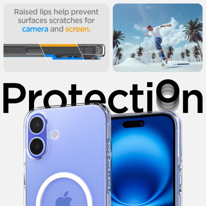 SPIGEN Liquid Crystal MagSafe за iPhone 16 Clear - SPIGEN Liquid Crystal MagSafe за iPhone 16 Clear - 8809971232715-ACS08390