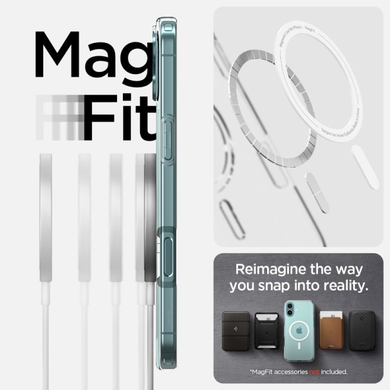 SPIGEN Liquid Crystal MagSafe за iPhone 16 Clear - SPIGEN Liquid Crystal MagSafe за iPhone 16 Clear - 8809971232715-ACS08390