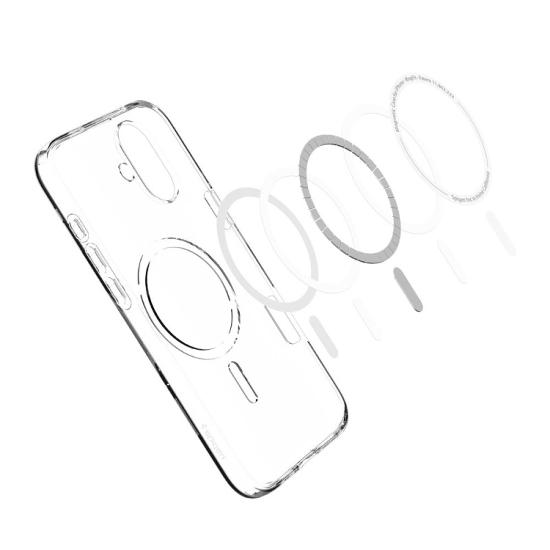 SPIGEN Liquid Crystal MagSafe за iPhone 16 Clear - SPIGEN Liquid Crystal MagSafe за iPhone 16 Clear - 8809971232715-ACS08390