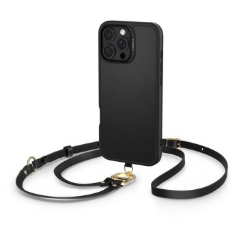SPIGEN CYRILL KAJUK Classic Charm MagSafe калъф с каишка за iPhone 16 Pro Max Black