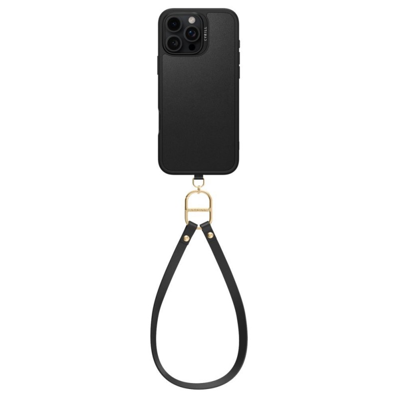 SPIGEN CYRILL KAJUK Classic Charm MagSafe калъф с каишка за iPhone 16 Pro Max Black - SPIGEN CYRILL KAJUK Classic Charm MagSafe калъф с каишка за iPhone 16 Pro Max Black - 8809971232814-ACS08400