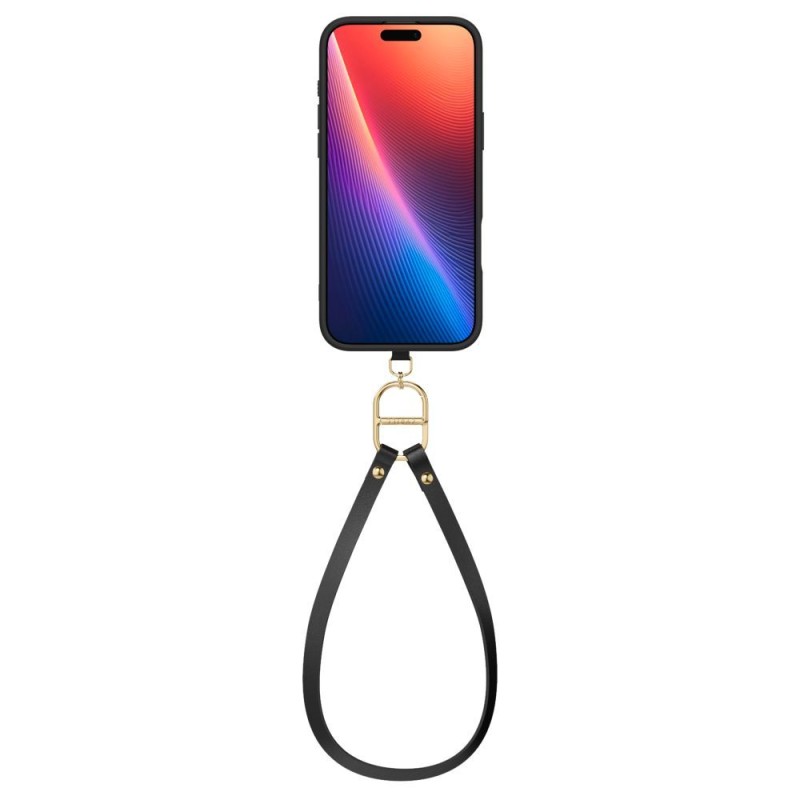 SPIGEN CYRILL KAJUK Classic Charm MagSafe калъф с каишка за iPhone 16 Pro Max Black - SPIGEN CYRILL KAJUK Classic Charm MagSafe калъф с каишка за iPhone 16 Pro Max Black - 8809971232814-ACS08400