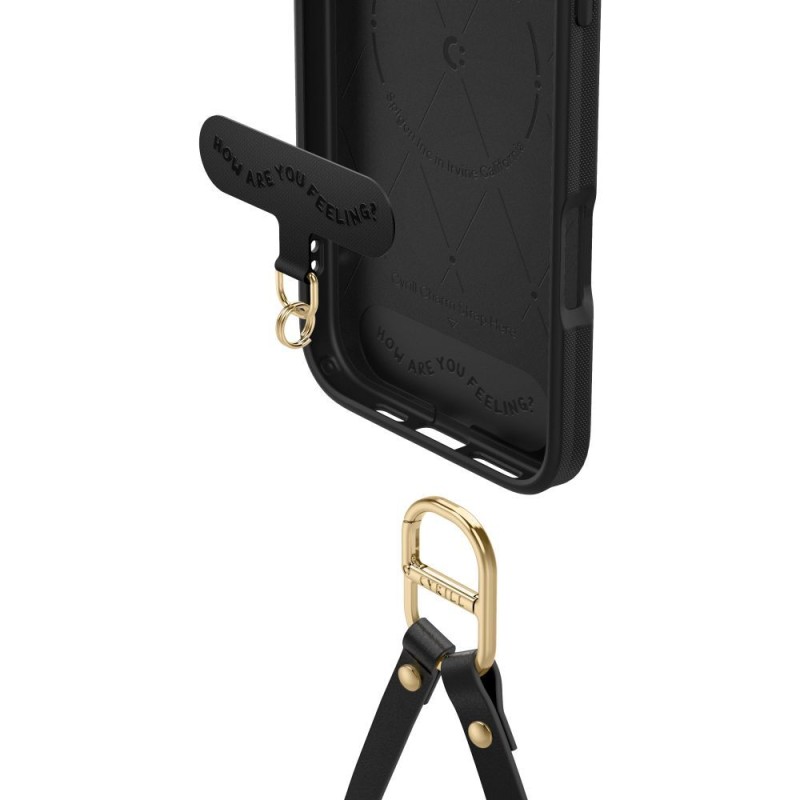 SPIGEN CYRILL KAJUK Classic Charm MagSafe калъф с каишка за iPhone 16 Pro Max Black - SPIGEN CYRILL KAJUK Classic Charm MagSafe калъф с каишка за iPhone 16 Pro Max Black - 8809971232814-ACS08400