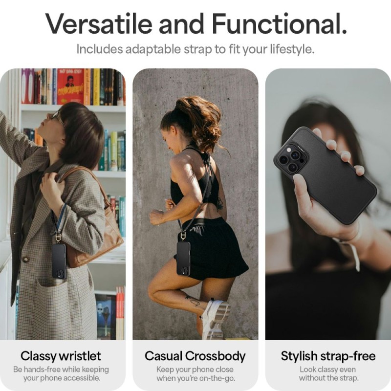 Spigen Cyrill Kajuk Classic Charm MagSafe Case за iPhone 16 Pro (Black) - Spigen Cyrill Kajuk Classic Charm MagSafe Case за iPhone 16 Pro (Black) - 8809971232906-ACS08409