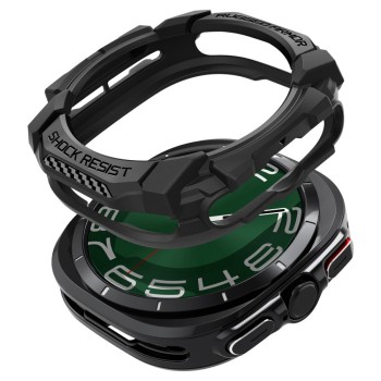 SPIGEN Rugged Armor за Samsung Galaxy Watch Ultra 2024/2025 (47 мм) матово черно