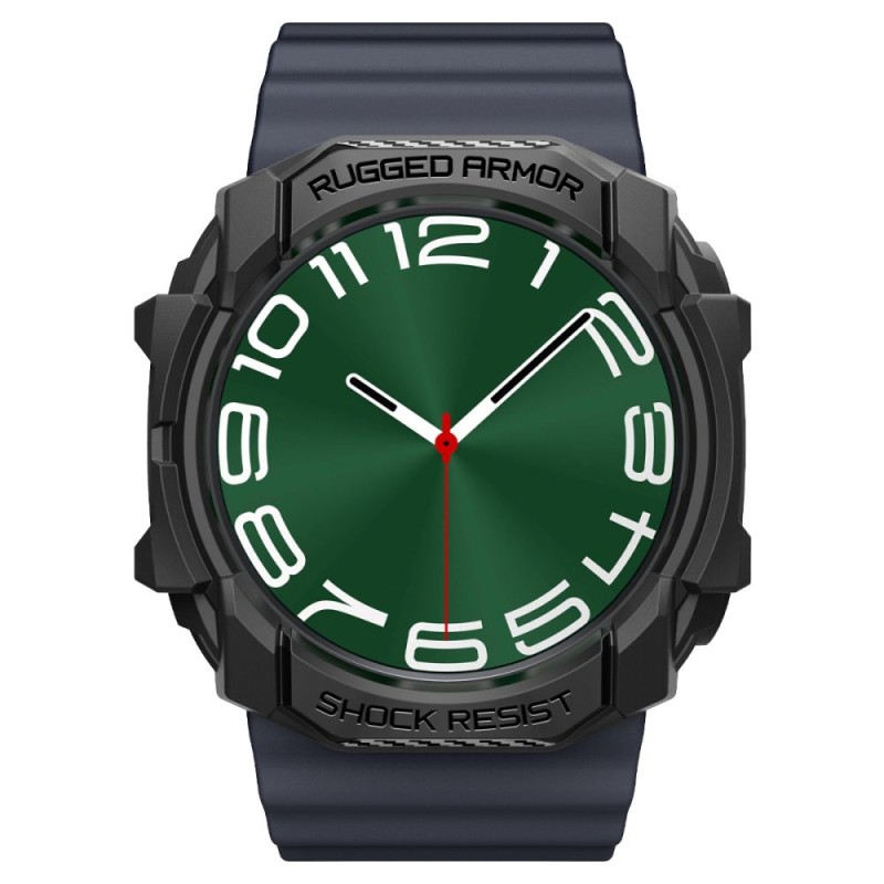 SPIGEN Rugged Armor за Samsung Galaxy Watch Ultra 2024/2025 (47 мм) матово черно - SPIGEN Rugged Armor за Samsung Galaxy Watch Ultra 2024/2025 (47 мм) матово черно - 8809971232999-ACS08426