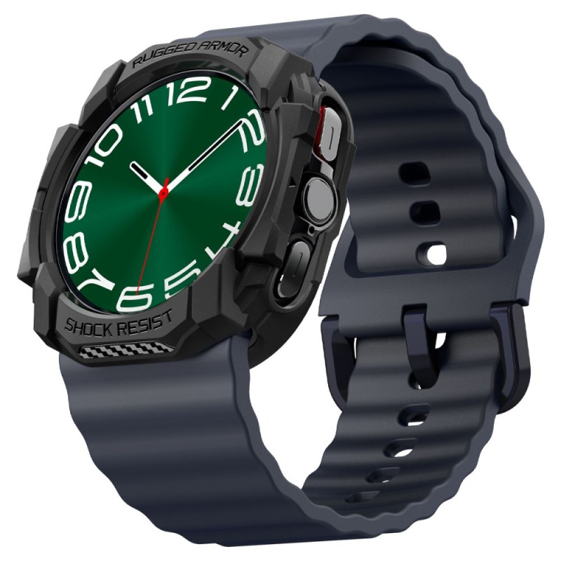 SPIGEN Rugged Armor за Samsung Galaxy Watch Ultra 2024/2025 (47 мм) матово черно - SPIGEN Rugged Armor за Samsung Galaxy Watch Ultra 2024/2025 (47 мм) матово черно - 8809971232999-ACS08426