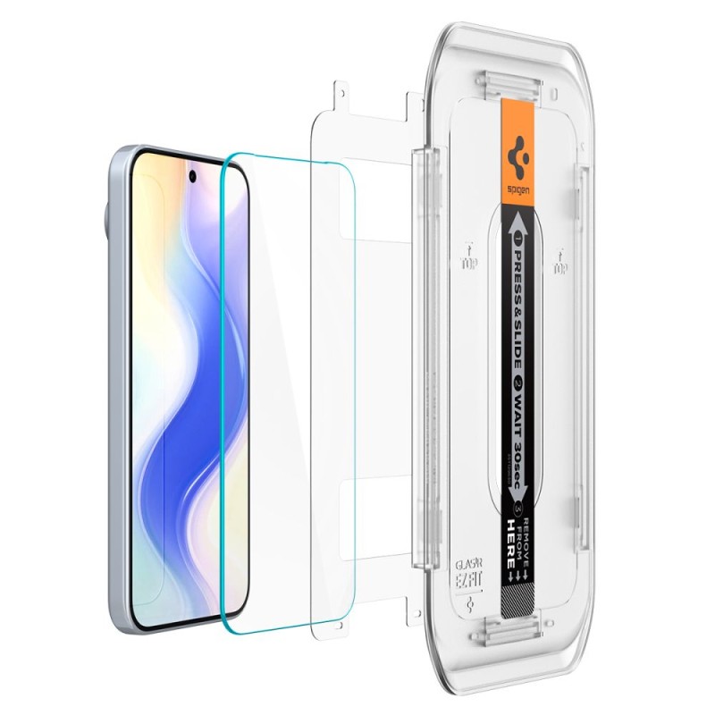 Spigen Glas.TR „EZ Fit” стъклено предпазно фолио (темперирано) 2 броя за Google Pixel 9 / 9 Pro / 10 / 10 Pro Clear - 8809971233101-AGL08442