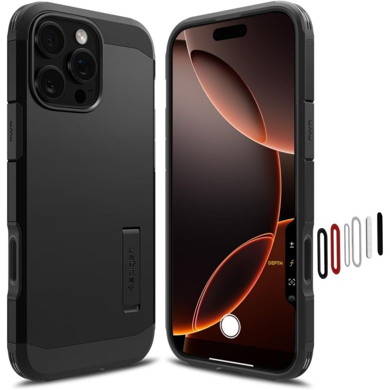Spigen Tough Armor „T” MagSafe за iPhone 16 Pro Max (черен) - 8809971233590-ACS08503