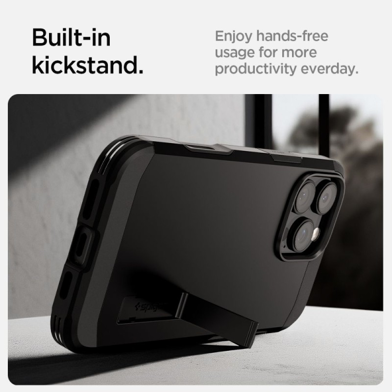 Spigen Tough Armor „T” MagSafe за iPhone 16 Pro Max (черен) - 8809971233590-ACS08503