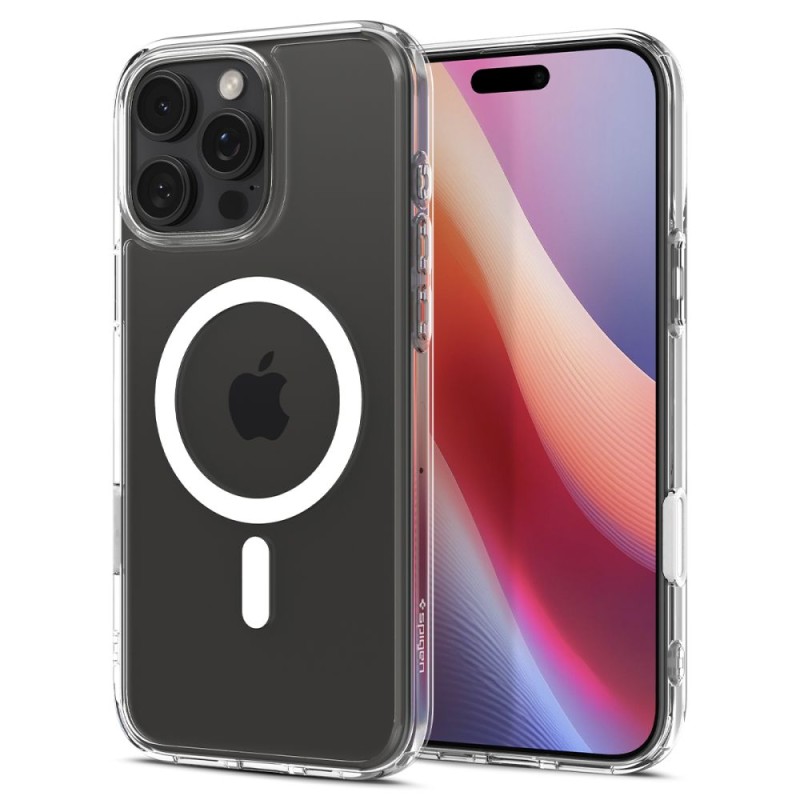 Spigen Ultra Hybrid „T“ Magsafe кейс за iPhone 16 Pro Max (бял) - Spigen Ultra Hybrid „T“ Magsafe кейс за iPhone 16 Pro Max (бял) - 8809971233613-ACS08505