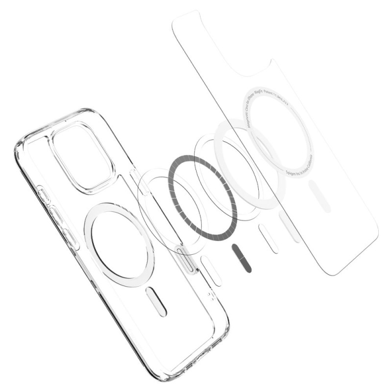 Spigen Ultra Hybrid „T“ Magsafe кейс за iPhone 16 Pro Max (бял) - Spigen Ultra Hybrid „T“ Magsafe кейс за iPhone 16 Pro Max (бял) - 8809971233613-ACS08505