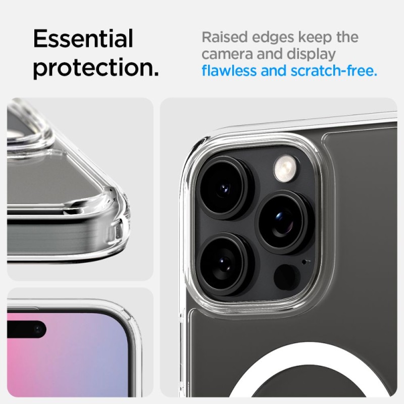 Spigen Ultra Hybrid „T” с MagSafe кейс за iPhone 16 Pro (бял) - Spigen Ultra Hybrid „T” с MagSafe кейс за iPhone 16 Pro (бял) - 8809971233682-ACS08512