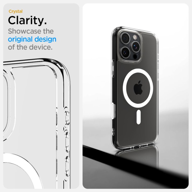 Spigen Ultra Hybrid „T” с MagSafe кейс за iPhone 16 Pro (бял) - Spigen Ultra Hybrid „T” с MagSafe кейс за iPhone 16 Pro (бял) - 8809971233682-ACS08512
