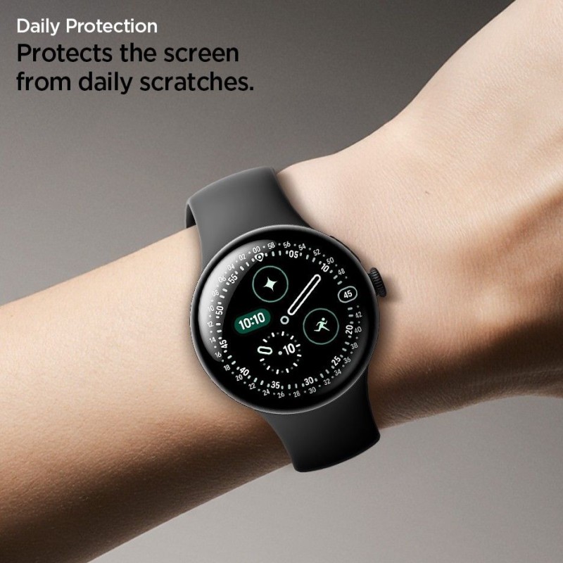 Spigen Elite Shield EZ Fit хидрогелно фолио 2-пак за Google Pixel Watch 3/4/5 (41 мм) прозрачен