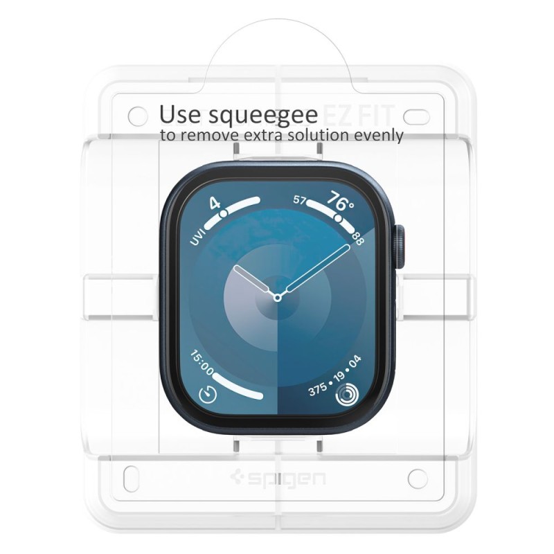 Spigen Elite Shield „EZ Fit” хидрогелно фолио за Apple Watch 10/11 (42 мм) – прозрачно, 2 броя - 8809971234269-AFL08580