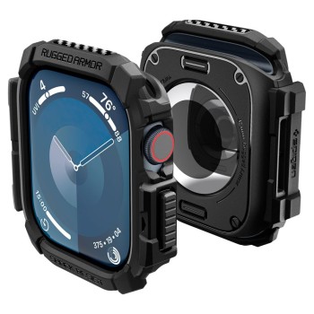 SPIGEN RUGGED ARMOR за Apple Watch 10 / 11 (42 мм) – матово черно