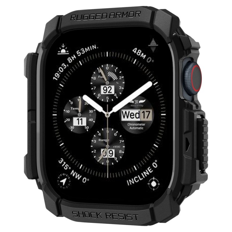 SPIGEN RUGGED ARMOR за Apple Watch 10 / 11 (42 мм) – матово черно - SPIGEN RUGGED ARMOR за Apple Watch 10 / 11 (42 мм) – матово черно - 8809971234313-ACS08585