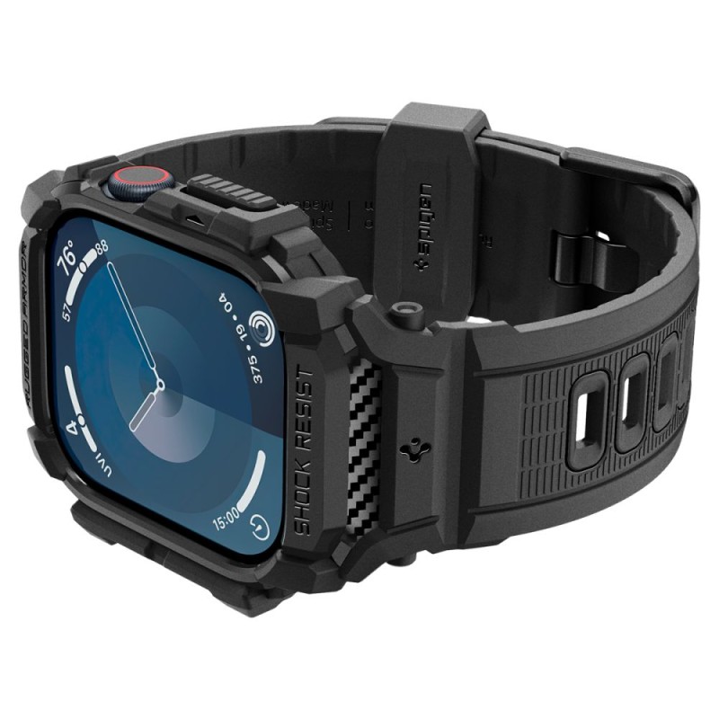 SPIGEN Rugged Armor „Pro” за Apple Watch 10/11 (42 мм) матово черно - 8809971234375-ACS08591