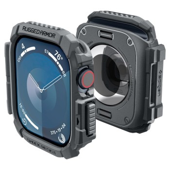 SPIGEN RUGGED ARMOR за Apple Watch 10 / 11 (46 мм) тъмно сиво