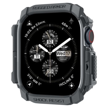 SPIGEN RUGGED ARMOR за Apple Watch 10 / 11 (46 мм) тъмно сиво