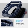 Spigen Rugged Armor за Apple Watch 10 / 11 (46 мм) Navy Blue - Spigen Rugged Armor за Apple Watch 10 / 11 (46 мм) Navy Blue - 8809971234436-ACS08599