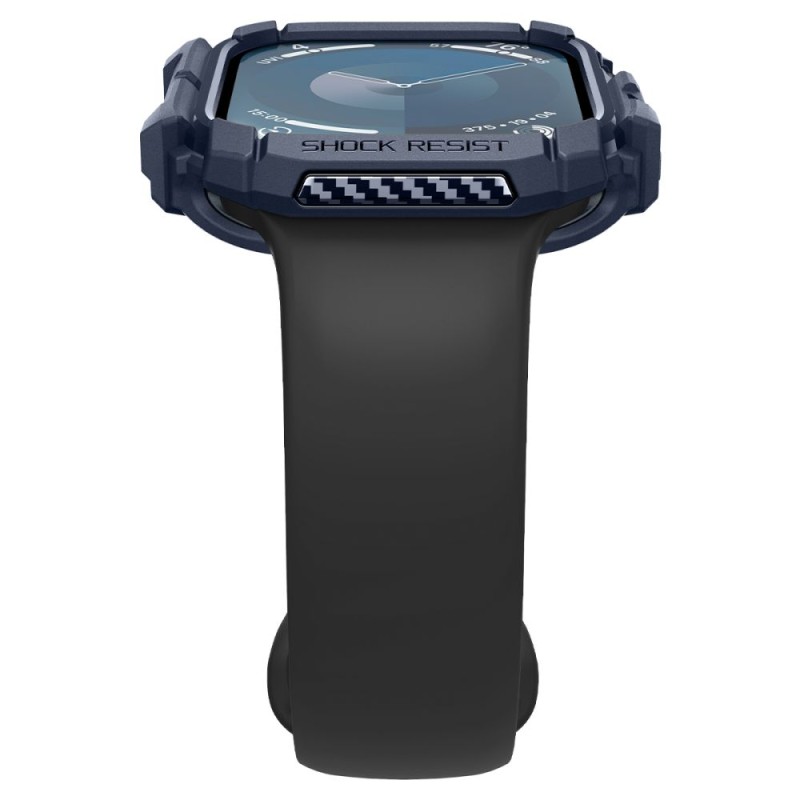 Spigen Rugged Armor за Apple Watch 10 / 11 (46 мм) Navy Blue - Spigen Rugged Armor за Apple Watch 10 / 11 (46 мм) Navy Blue - 8809971234436-ACS08599