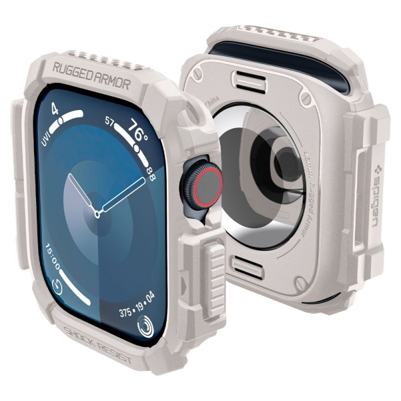 Spigen Rugged Armor за Apple Watch 10/11 (46 мм) Dune Beige - 8809971234443-ACS08600