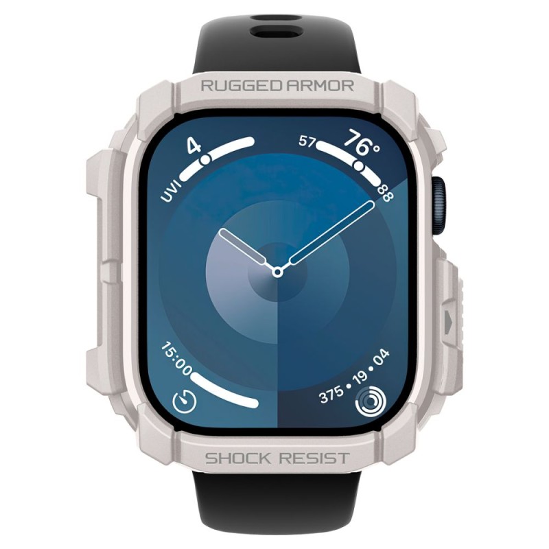 Spigen Rugged Armor за Apple Watch 10/11 (46 мм) Dune Beige - 8809971234443-ACS08600