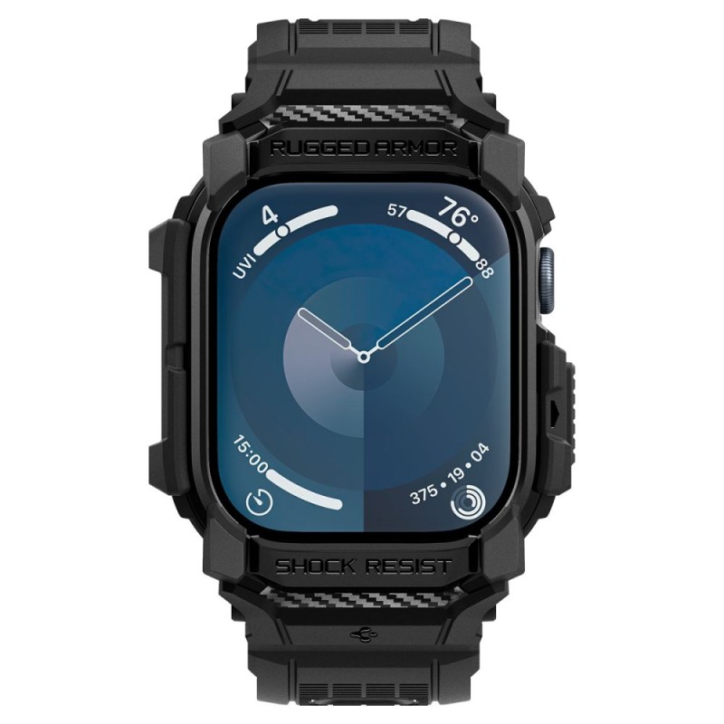 SPIGEN Rugged Armor „Pro” за Apple Watch 10 / 11 (46 мм) матово черно - 8809971234481-ACS08604