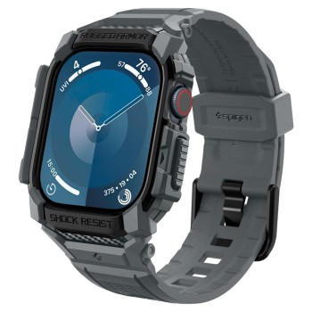 SPIGEN RUGGED ARMOR „PRO“ за Apple Watch 10/11 (46 мм) тъмно сиво